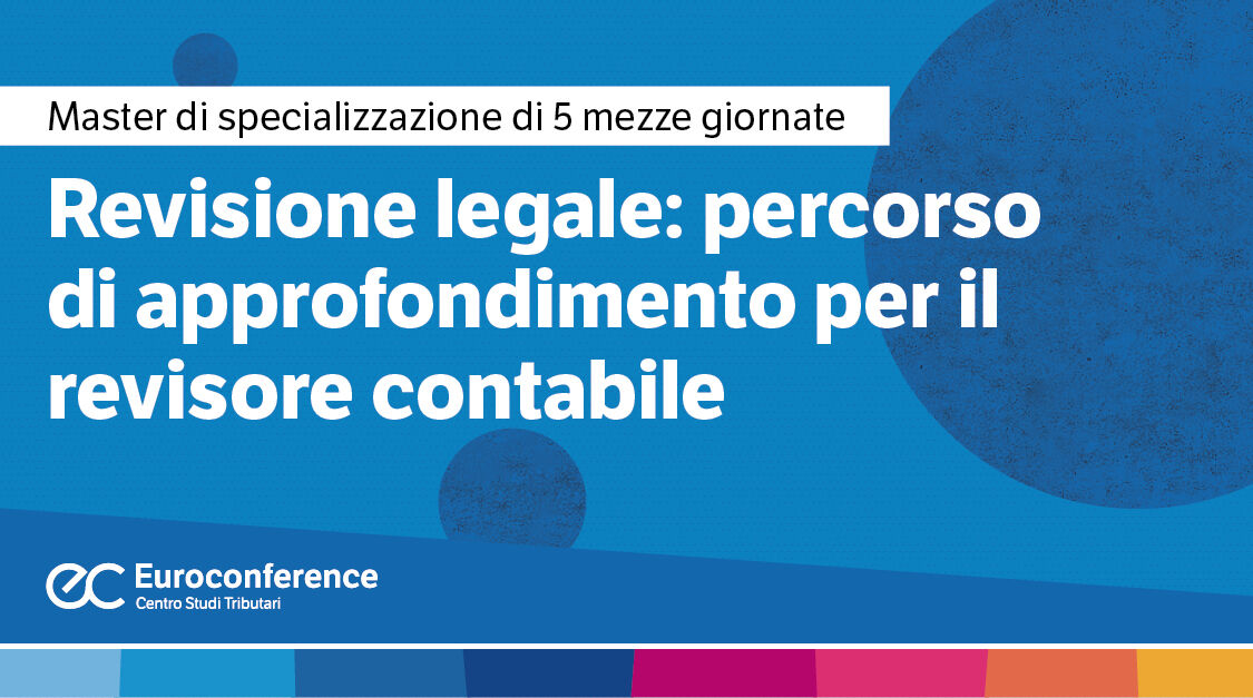 Immagine Revisione legale: master online | Euroconference